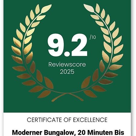 Moderner Bungalow, 20 Minuten Bis Hannover City, 24H Check-In Garbsen Dış mekan fotoğraf